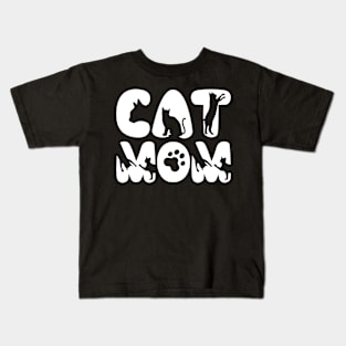 Cat Mom Kids T-Shirt